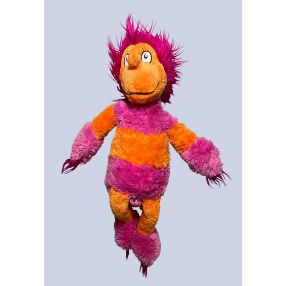 Kohls Cares Dr Seuss Orange and Pink Wocket in My Pocket Stuffed Plush Seuss 17" - Picture 7 of 14